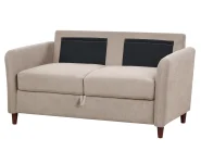 Sofa 2 Seater MARE with Storage Fabric Taupe_918614