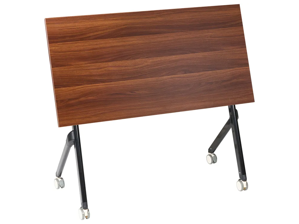Zusammenklappbarer Schreibtisch BENDI 120 cm 60 cm Dunkelbraun_1030677