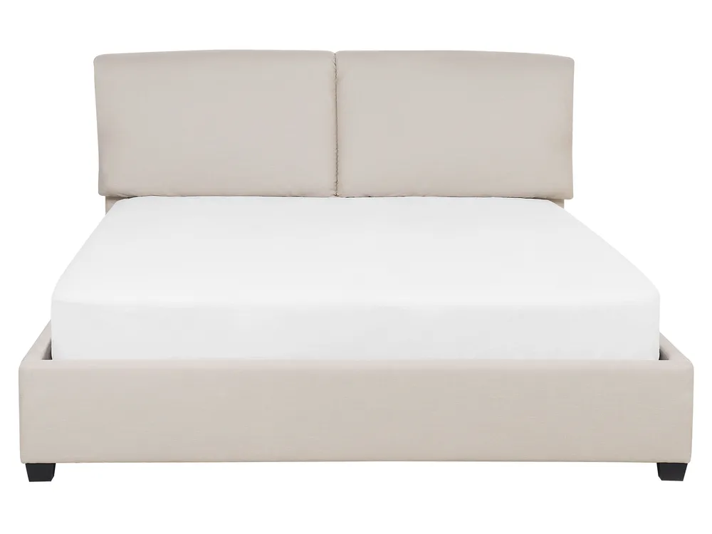 Bed Fabric BELFORT 160 x 200 cm (EU King Size) Light Beige_719968