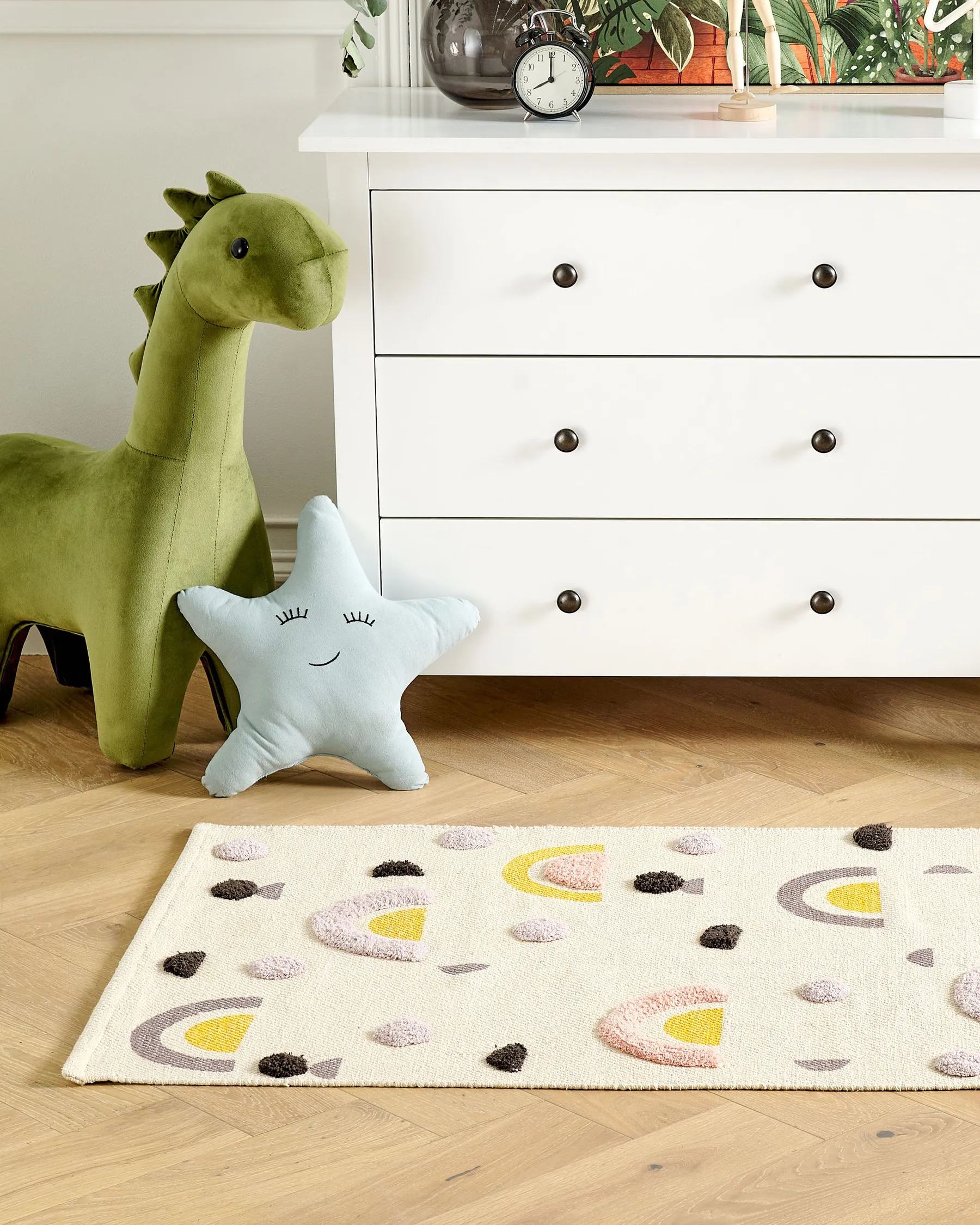 Kids Rug CURUP Multicolour 80 x 150 cm Cotton_866854