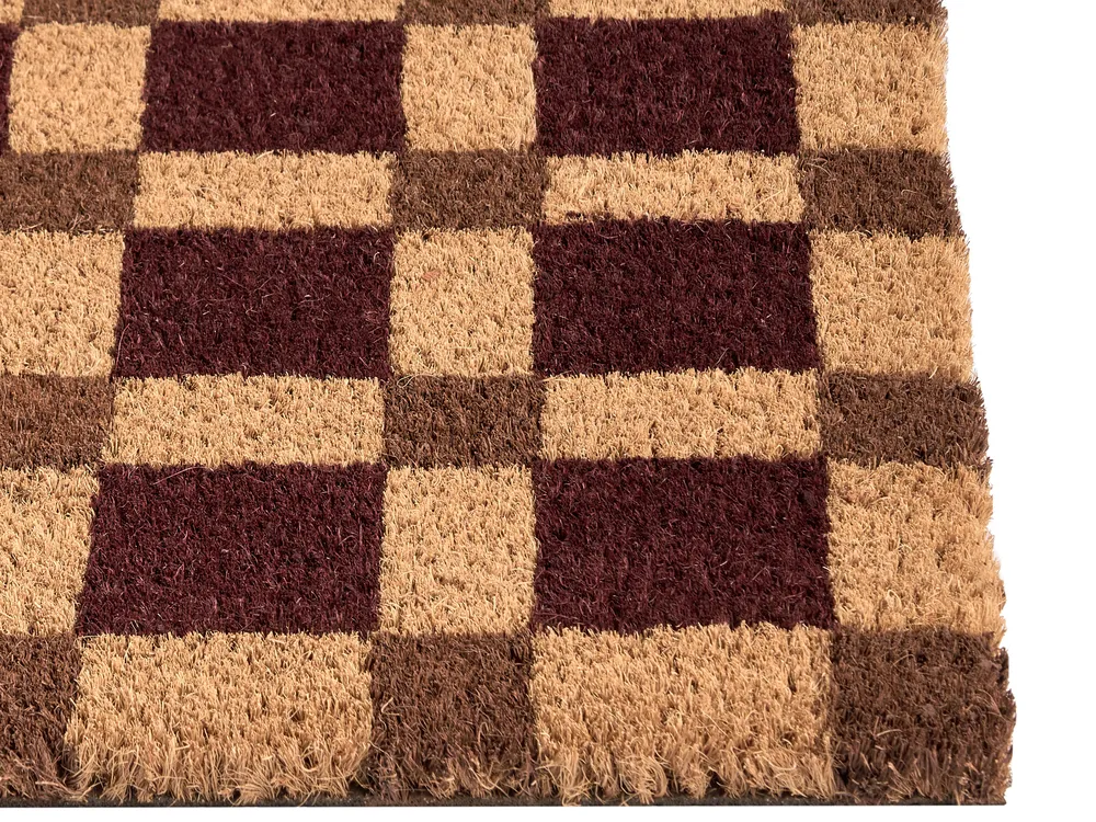 Doormat VILLASIS Beige/ Brown 60 x 90 cm Coir_1079001
