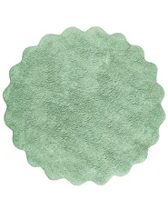 Kids Rug ANEGUNDI  Green ø 120 cm Cotton with Cushion_1135053