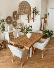 Esszimmerstuhl YORKVILLE II Samtstoff Cremeweiß_923032