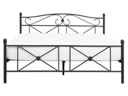 Krevet Metal RODEZ 160 x 200 cm Crni_740632