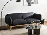 Sofa 3 Seater LJUNG Fabric Black_1076471
