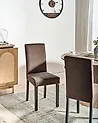 Esszimmerstuhl 2er Set BROADWAY Braun