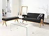 Sofa Set TAMRE Bouclé Schwarz / Hellbraun