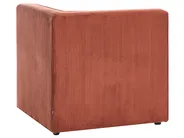 Modul Ecksofa 4-Sitzer LEMVIG mit Ottomane Cord Goldbraun rechtsseitig_1055050