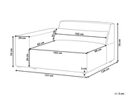 Corner Seat HELLNAR Boucle Off-White Right Hand_911213