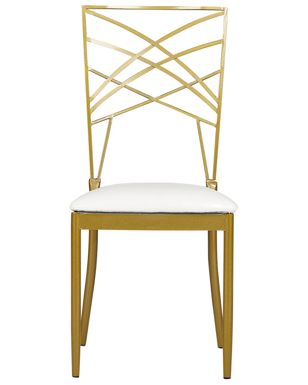 Set of 2 Dining Chairs GIRARD Metal Gold_913459