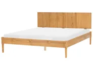 Schlafzimmer Set Kiefernholz AMBAZAC 160 x 200 cm Hellbraun_1118975