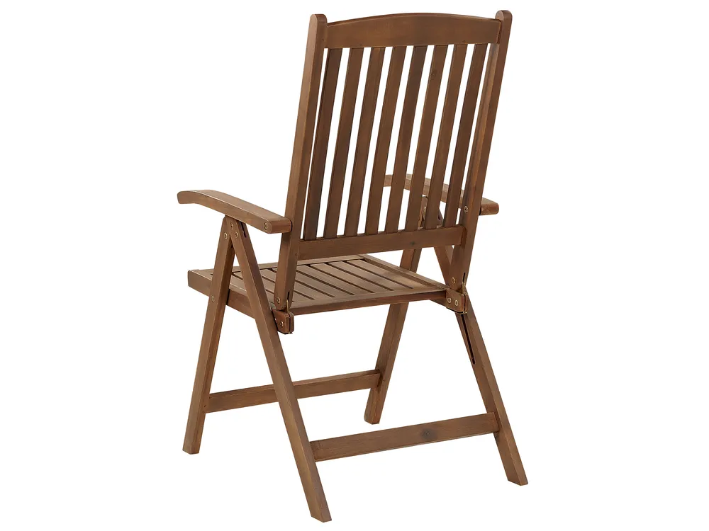 Gartenmöbel Set 6-Sitzer AMANTEA inkl. Kissen Akazienholz Cremeweiß_880477