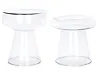 Beistelltisch 2er Set LAGUNA/CALDERA Transparent