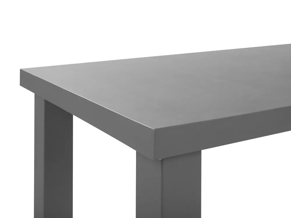 Gartenmöbel Set mit Bänken 4-Sitzer TARANTO Beton Grau_775837