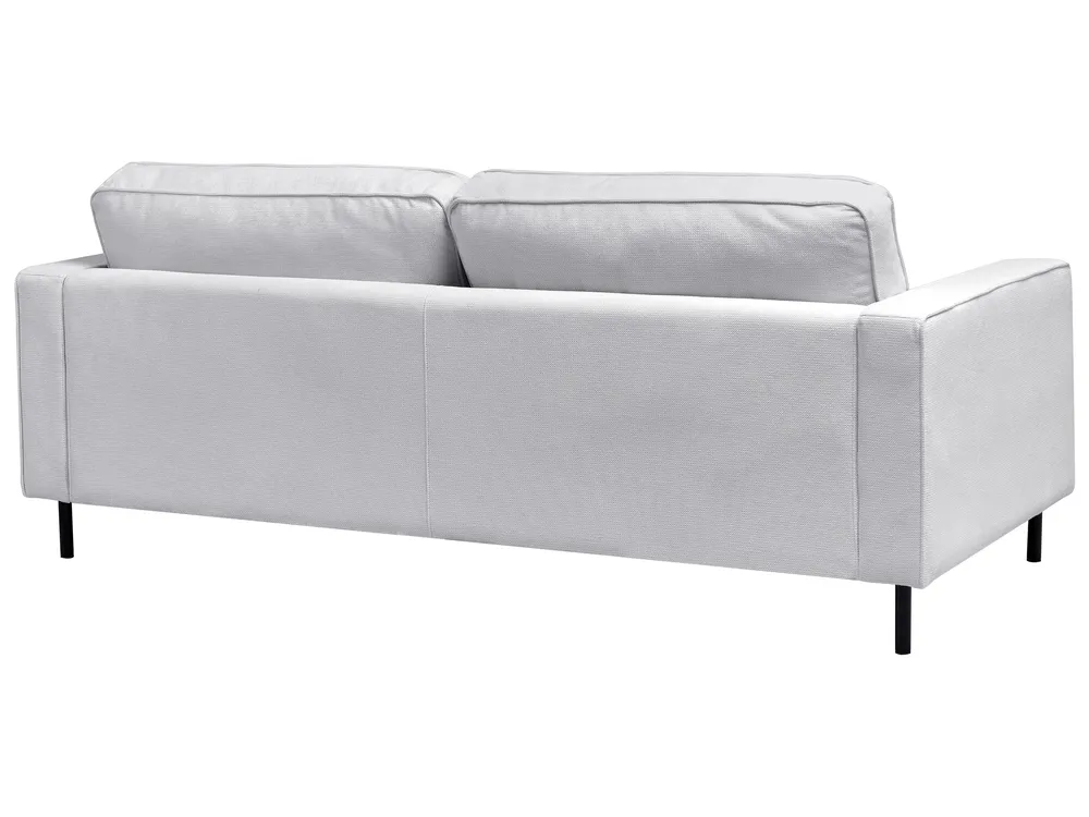 Living Room Set 4 Seater SAVALEN Fabric Light Grey_998173