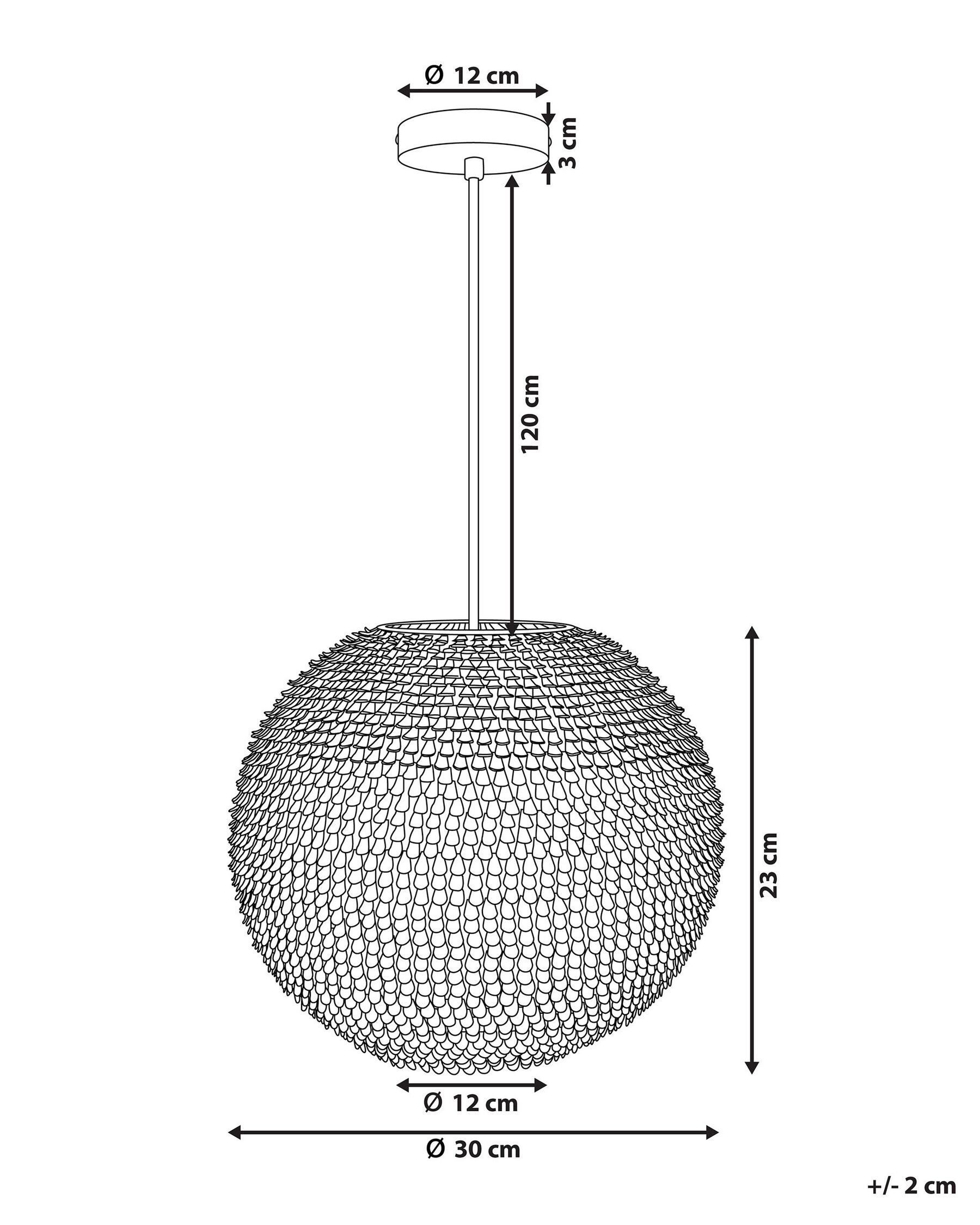 Pendant Lamp SEINE Metal Silver_760565