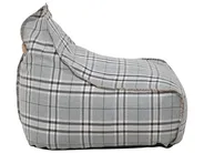 Sitzsack 200 L DROP LINEN 63 cm 75 cm Grau_708873