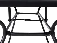 Gartenmöbel Set 6-Sitzer LIVO Metall Schwarz_679138