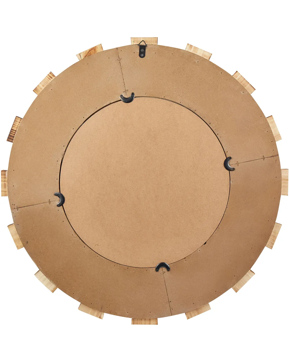 Wandspiegel ECATEPEC 66 cm 66 cm Braun_848410