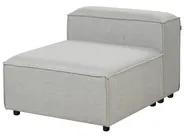 Modul Ecksofa 4-Sitzer ARDAL Stoff Hellgrau linksseitig_949494