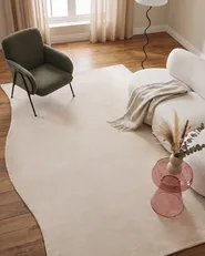 Teppich TANGRA Hellbeige 160 x 230 cm_1101078