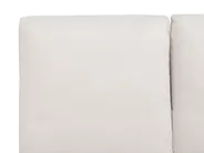 Bett mit Lattenrost Chenillegewebe MELLE 180 x 200 cm Hellbeige_763150