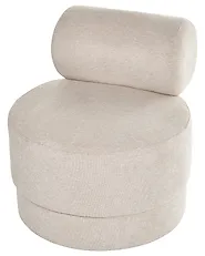 Drehsessel KARVIA  Stoff Hellbeige_1165209