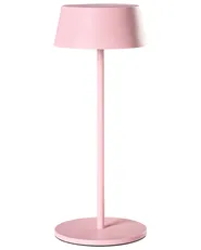 Kabellose LED Tischlampe GUDER mit Dimmer Metall Rosa_1042231