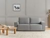Sofa elektrisch verstellbar 2-Sitzer NUKARI Stoff Grau