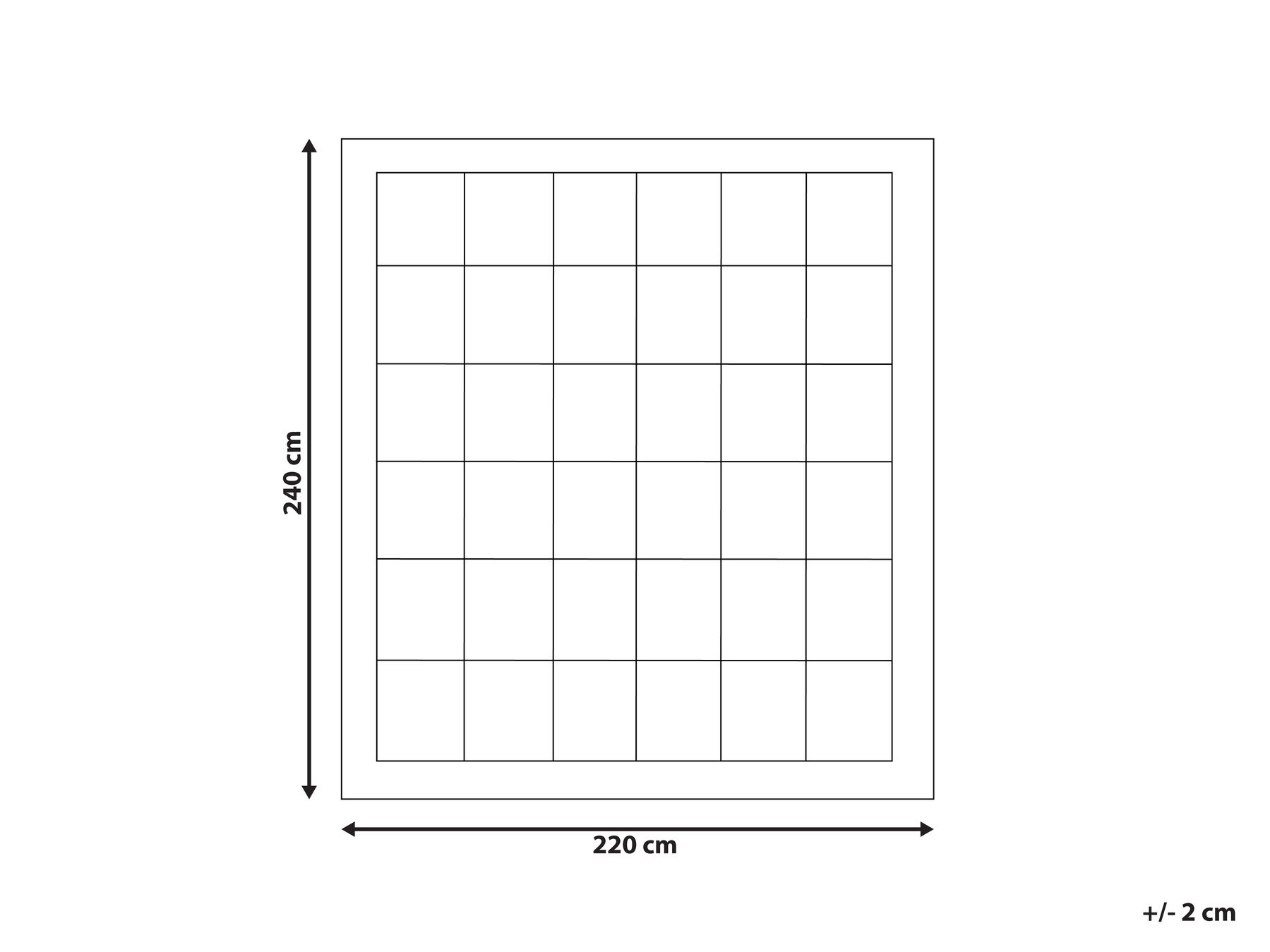 Dekbed Polyester Extra warm LEMBERG 220 x 240 cm_706012