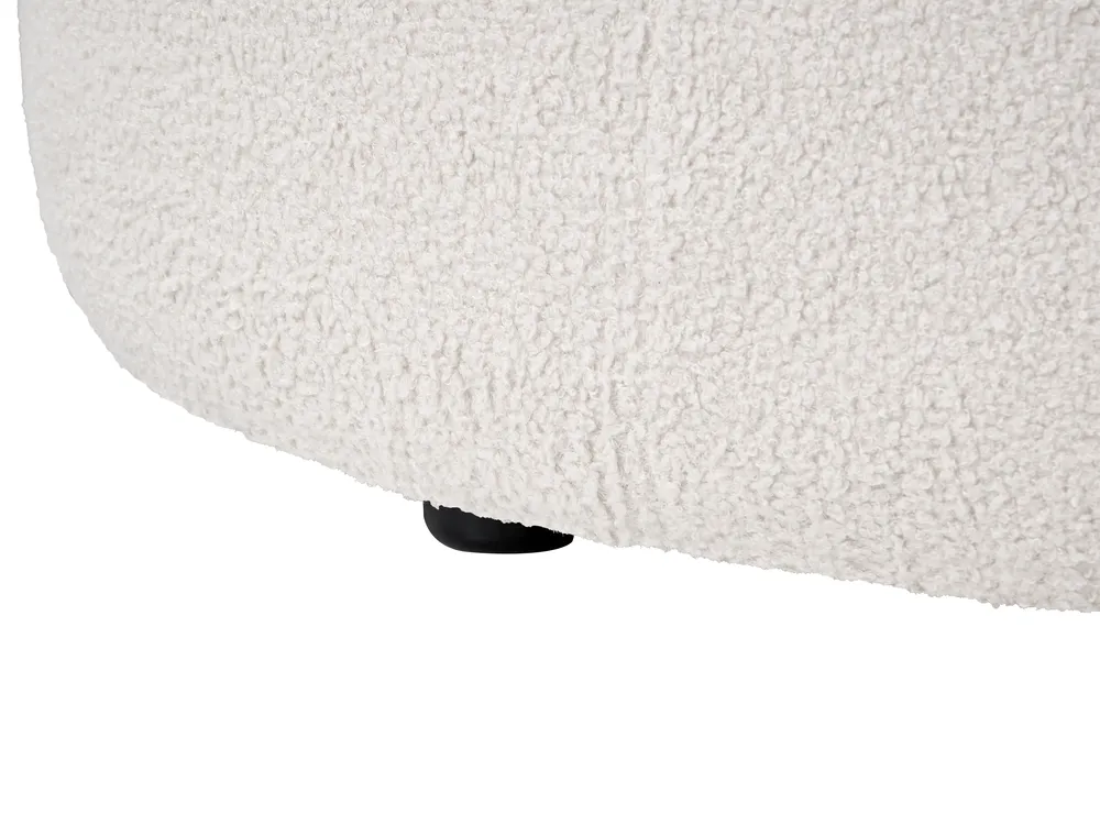 Sofa 3-Sitzer LAERDAL Bouclé Cremeweiß_1062095