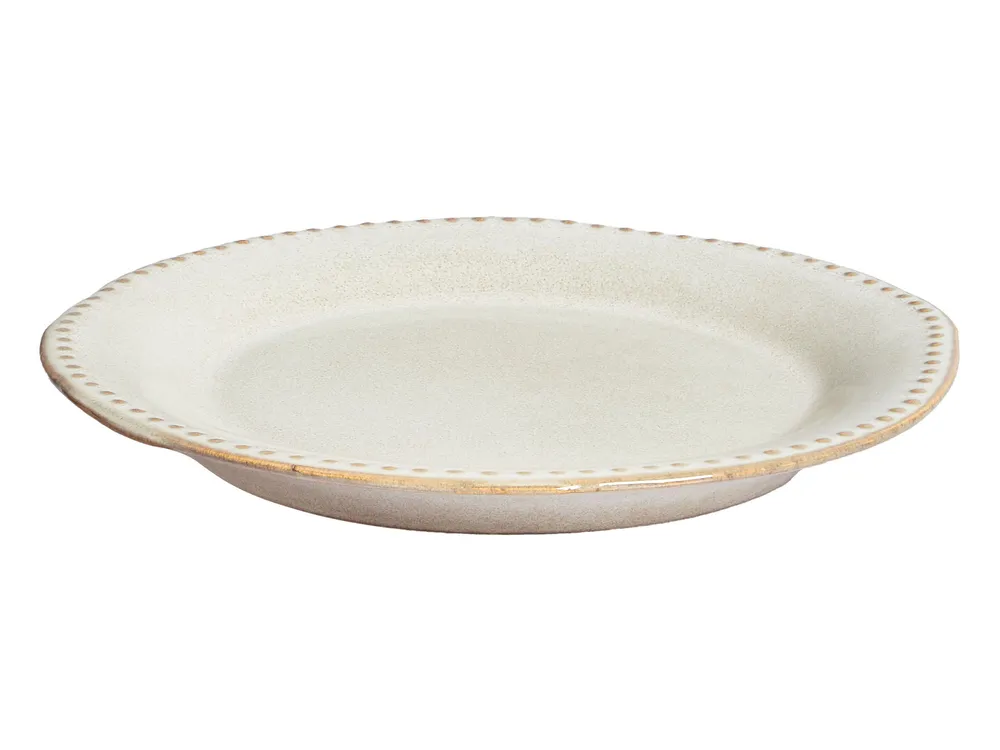 Tafelservice 24-teilig CHERVIL Steinzeug Hellbeige_1002429