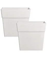 Set of 2 Plant Pots NIGELLIA 42 cm Off-White_1123825