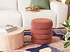 Pouf SUMPTER Bouclé Goldbraun