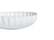 Set of 4 Deep Plates NETTLE Stoneware Off-White_957411