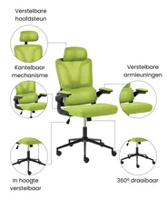 Bureaustoel KRYOS Limoengroen_1074216