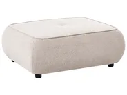 Sofa 3-Sitzer SALLA mit Ottomane Bouclé Beige_1058124
