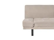 Sofa Bed 2 Seater YORK Chenille Light Beige_1009219