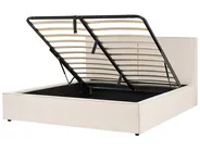 Bett mit Stauraum MOISSAC Stoff Beige 180 x 200 cm_873897
