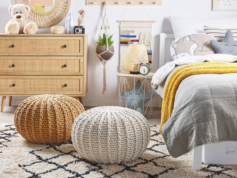 Gartensofa 3-Sitzer FORLI Rattan Naturfarben | Beliani.de