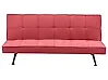 Schlafsofa 2-Sitzer HASLE Stoff Rot