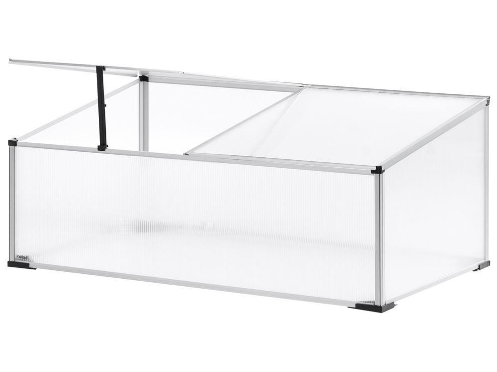 Garden Greenhouse SERIFOS 100 cm 60 cm Silver