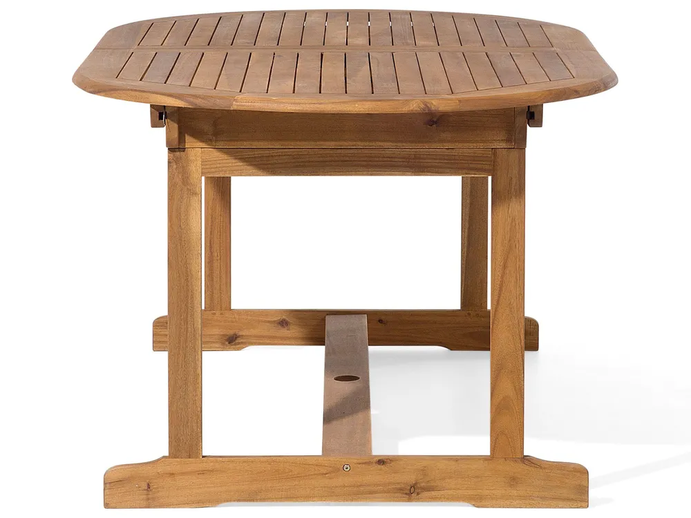 Gartenmöbel Set 8-Sitzer MAUI inkl. Kissen Akazienholz Grau_755784