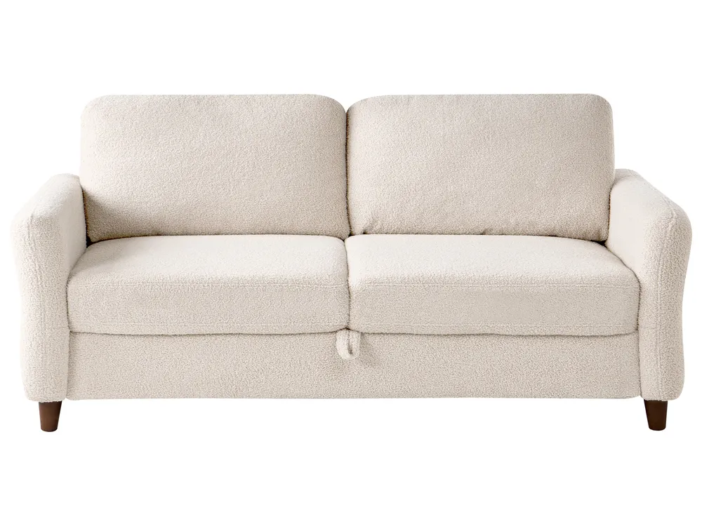 Living Room Set 5 Seater MARE Boucle Beige_1028897