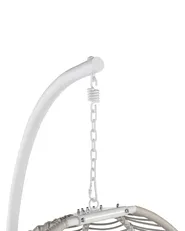 Hängesessel mit Gestell ARCO Metall Weiß_844235