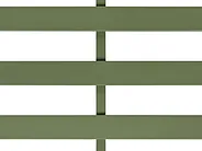 Garden Lounge Set with Table and Ottoman 3 Seater CAMEROTA  Metal Green_1156987