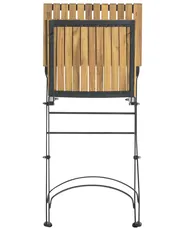 Gartenstuhl 2er Set LASCARI ohne Armlehnen Akazienholz Hellbraun_1074271