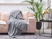 Blanket KAWERI 150 x 200 cm Grey_1180266