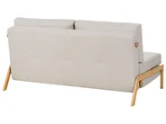 Sofa Bed 2 Seater EDLAND Fabric Light Beige_899460