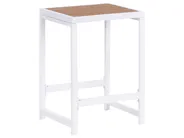 Outdoor-Küche mit Spüle AVETRANA Braun / Weiß Metall_987544